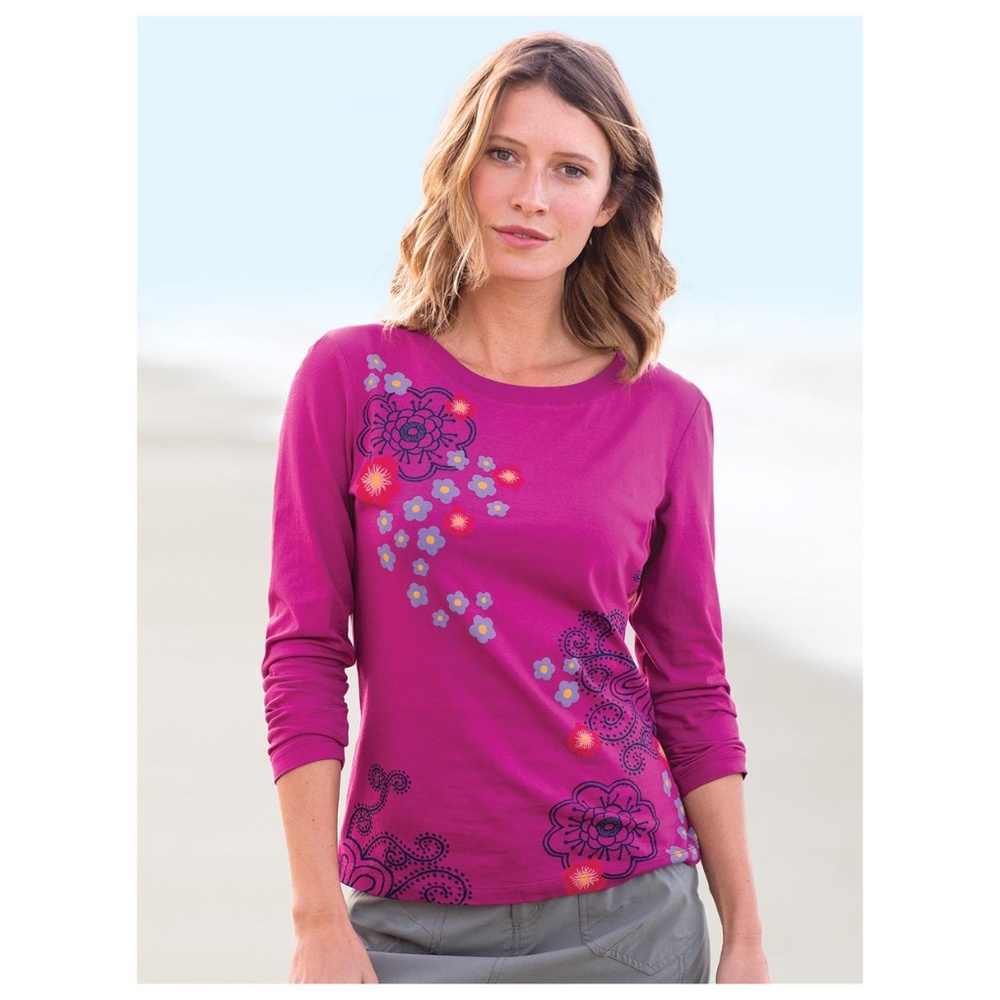 Sahalie Women's Saturday Market Long-Sleeved Tee